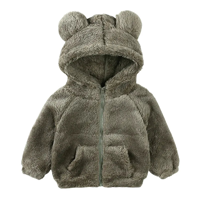 Warm Kinder Vest voor de winter Met Beer Oren - Warm, Zacht en Schattig - voor meisjes & jongens