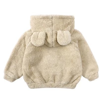 Warm Kinder Vest voor de winter Met Beer Oren - Warm, Zacht en Schattig - voor meisjes & jongens